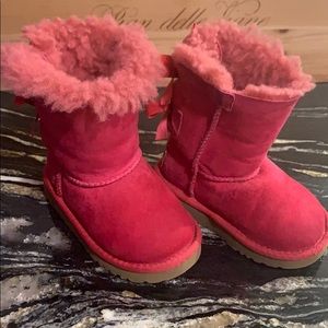 Ugg Australia Mini Bailey Bow II Suede boots